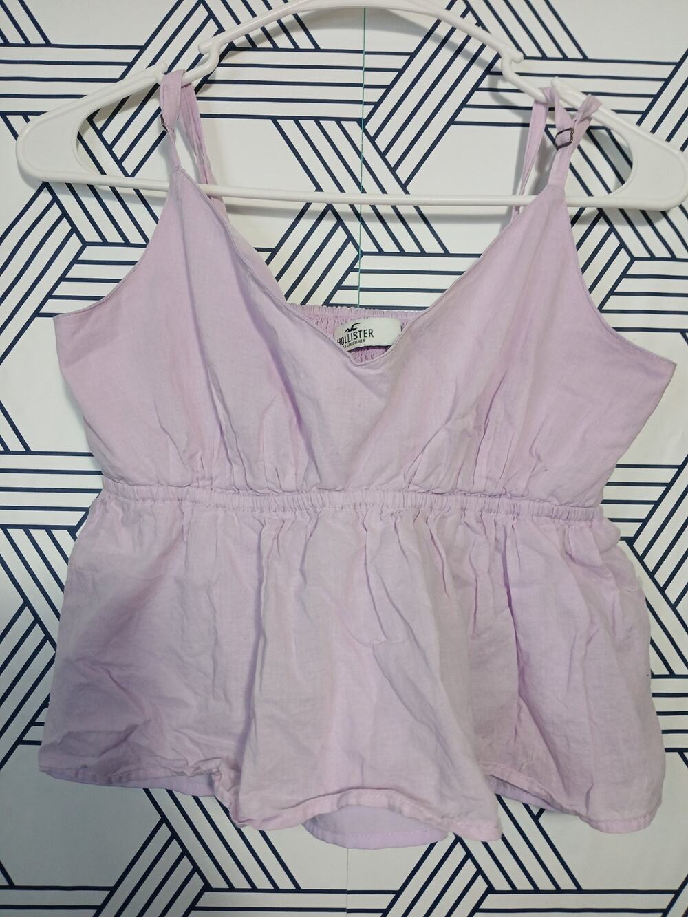 Hollister Babydoll Crop Flowy Coquette Soft Girl Y2K Feminine Girly Romantic
